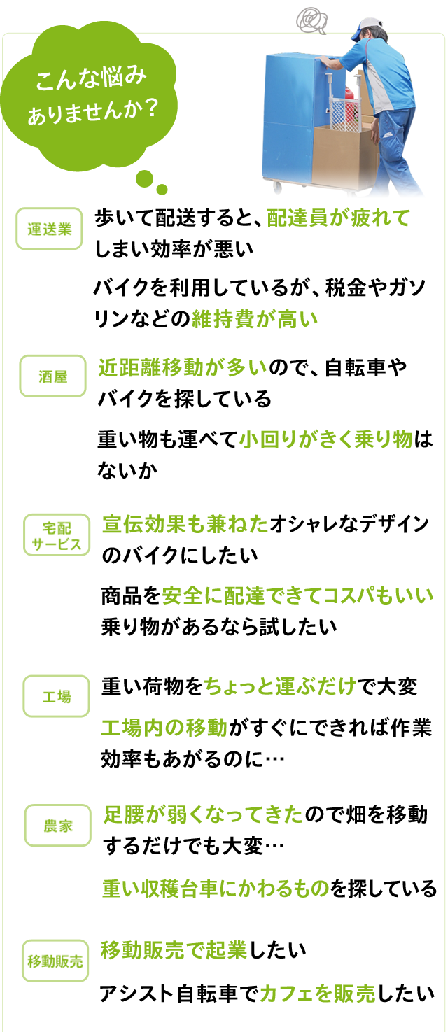 配送＆近距離移動なら、電動アシスト三輪車＆電動バイク｜株式会社アルミス | 近距離移動・近距離運搬なら、小回りがきいて経済的な電動アシスト三輪車 ＆電動バイク“KAITO”にお任せください。